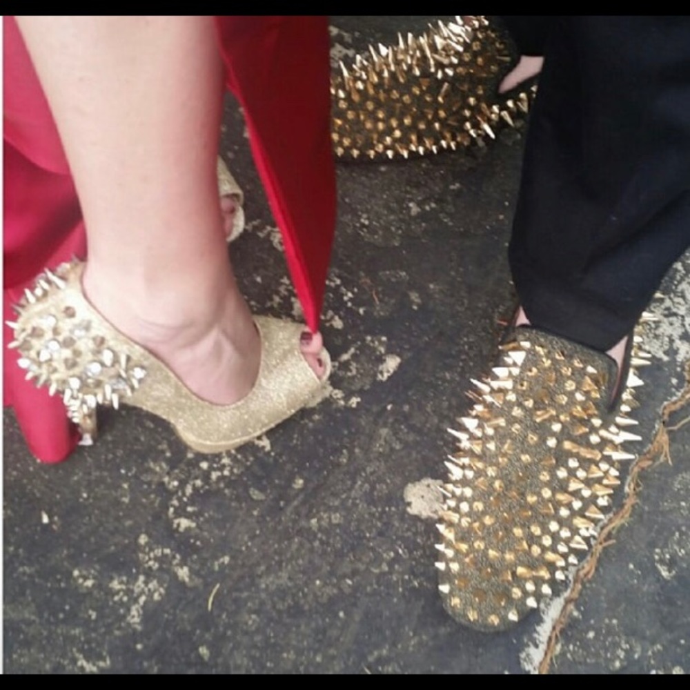 Spikey heels and shoes(together or separate)